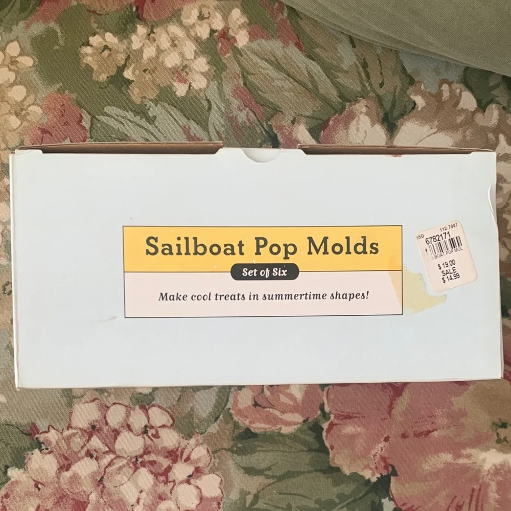 NEW Sailboat Pop Molds - 6 - Made for Williams-Sonoma